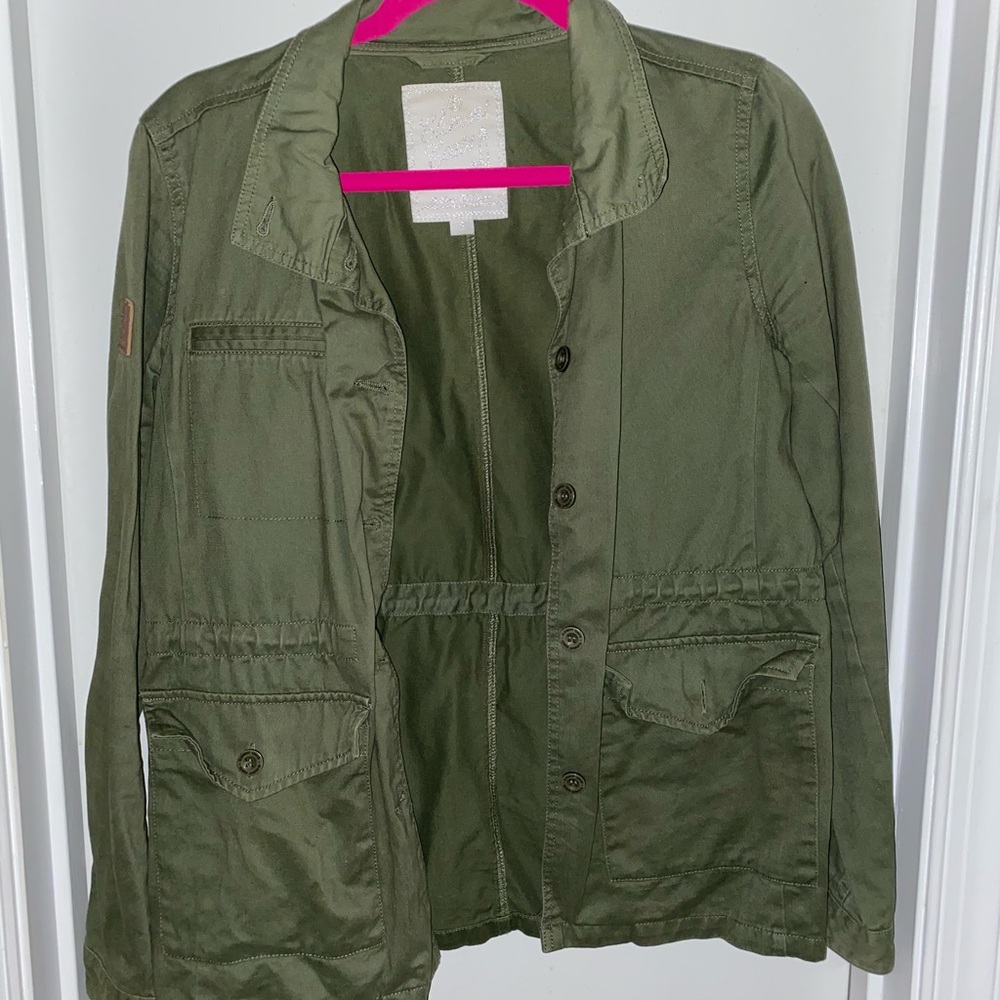 Pacsun green cargo jacket